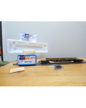 ROCO 47985,  wagon porteur multifonctions  type Sgjs 718  chargé de lingots d'acier DB AG  Neuf  BO