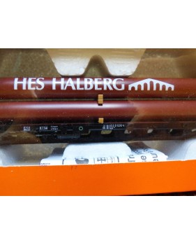 ROCO 47218,  wagon plat à ranchers type Sgjs 716  chargé de tubes HES HALBERG  DB  Neuf  BO