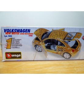 BURAGO 7094, Volkswagen New Beetle Safari Beetlemania 1998 Neuf  BO  1/18 