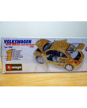 BURAGO 7094, Volkswagen New Beetle Safari Beetlemania 1998 Neuf  BO  1/18 