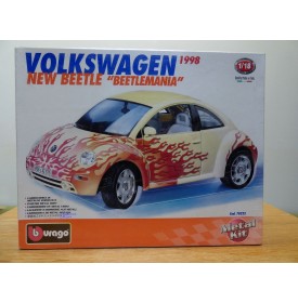 BURAGO 70222, Volkswagen New Beetle Beetlemania 1998   Neuf  BO  1/18 