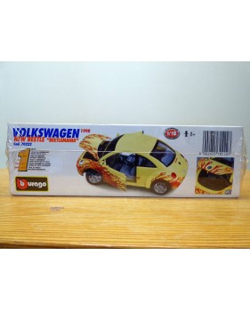 BURAGO 70222, Volkswagen New Beetle Beetlemania 1998   Neuf  BO  1/18 