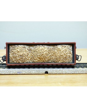 Märklin ancien  4603, 7 wagon tombereau chargé bois DB BO