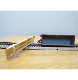 Märklin ancien  4603, 7 wagon tombereau chargé bois DB BO