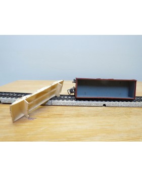 Märklin ancien  4603, 7 wagon tombereau chargé bois DB BO