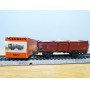 Märklin ancien  4603, 7 wagon tombereau chargé bois DB BO