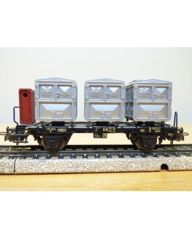 Märklin 48944 wagons plats type Bt 10 conteneurs à bière Königsbacher DB BO