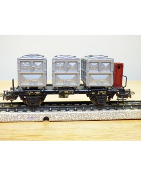 Märklin 48944 wagons plats type Bt 10 conteneurs à bière Königsbacher DB BO