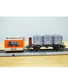 Märklin 48944 wagons plats type Bt 10 conteneurs à bière Königsbacher DB BO