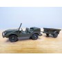 Solido 213,  Jeep Mercedes (Peugeot ) et remorque   Neuf   BO  