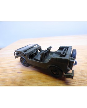 Solido 213,  Jeep Mercedes ( Peugeot DKW AUTO UNION  Munga ) et remorque   Neuf   BO  