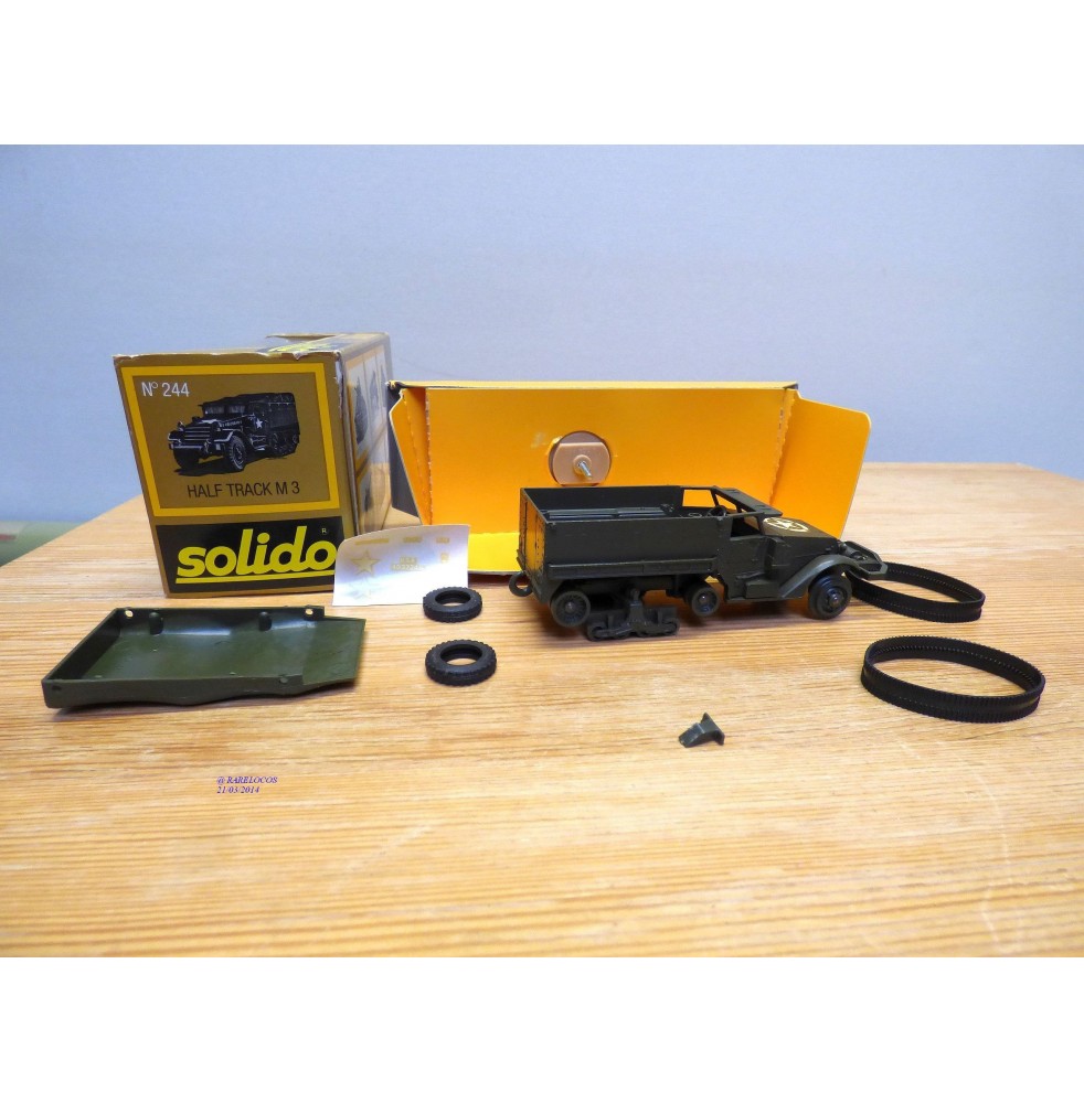 HALF TRACK M3 Solido militaire avec boîte 1/50