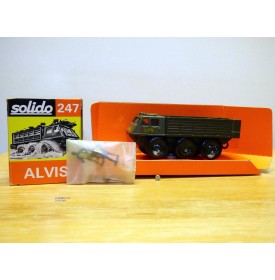 Solido 247,  véhicule blindé amphibie 6*6   ALVIS Stalwart ( Berliet Auroch ) Neuf   BO  