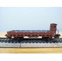 Märklin ancien 323 . 3, wagon plat à ranchers à guérite DB BO