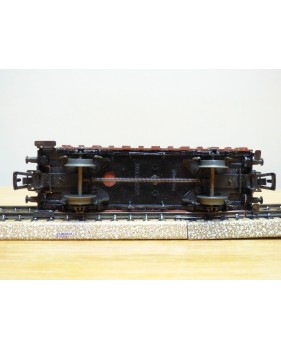 Märklin ancien 323  . 3,   wagon plat à ranchers à guérite   DB  BO