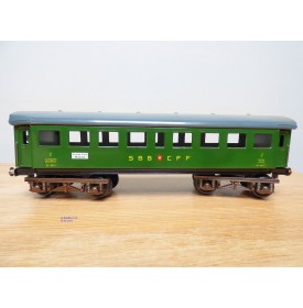 BUCO 8626, voiture de 2 ème classe avec éclairage intérieur et feu de fin de convoi  SBB  BO