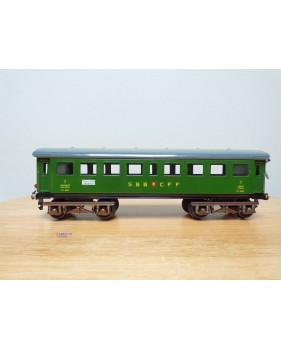 BUCO 8626, voiture de 2 ème classe avec éclairage intérieur et feu de fin de convoi  SBB  BO