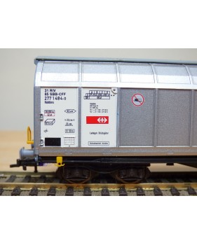 ROCO 47145 wagon à parois coulissantes Habbins N°: 2771 1 484-0 SBB Neuf BO