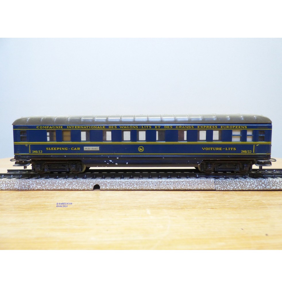 Märklin 346/3J.3 (4011), voiture lits (Schürzenwagen ) CIWL 