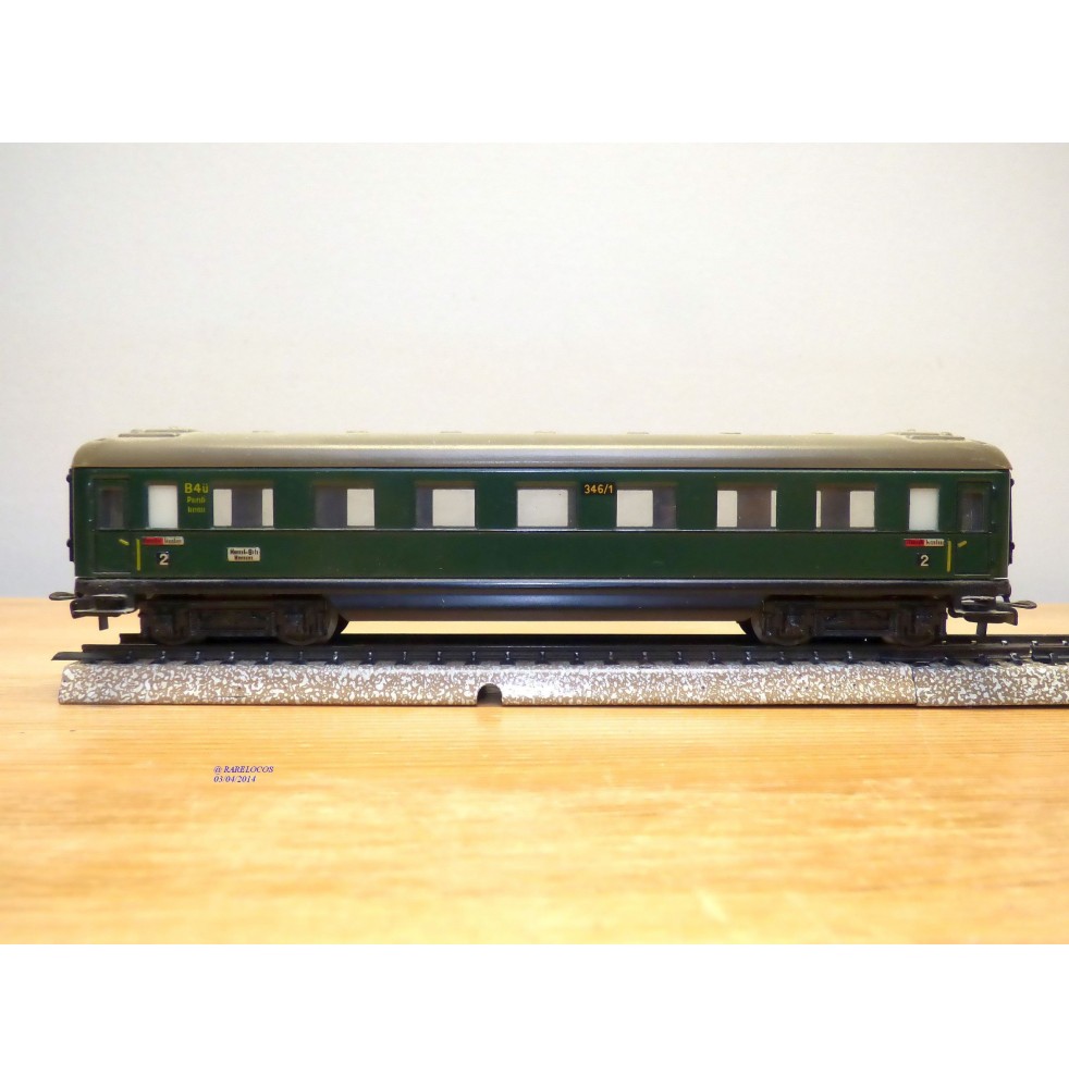 Märklin 346/3J.3 (4006 ), voiture grandes lignes (Schürzenwagen )  2 Kl. DB 