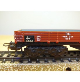 Märklin métal 4617 Wagon surbaissé EVS DB BO