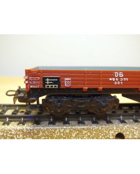 Märklin métal 4617 Wagon surbaissé EVS DB BO