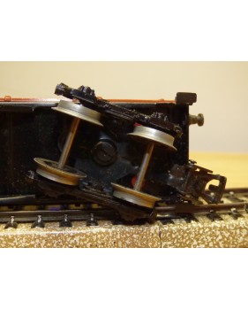 Märklin métal 4617 Wagon surbaissé EVS DB BO