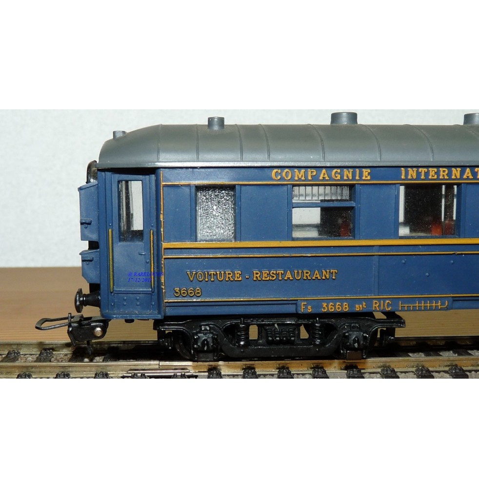 VOITURE RESTAURANT SPEISWAGEN 3668 de la CIWL de Hornby acHO EUR 7,00 VOITURE RESTAURANT SPEISWAGEN 3668 de la CIWL de Hornby acHO EUR 7,00