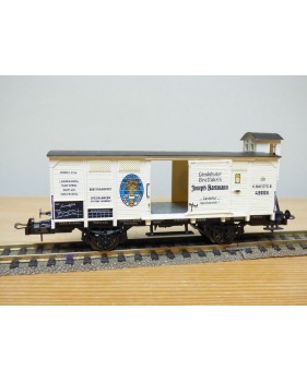 TRIX 23577 K,  wagon spécial pour transport de pain Joseph Bartmann à  LandshutK.B.Sts.B. neuf  BO