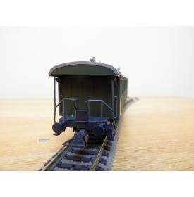 LILIPUT ancien 201 wagon plat chargé de 4 conteneurs ( cadres)  NS  BO