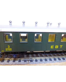 LILIPUT ancien 201 wagon plat chargé de 4 conteneurs ( cadres)  NS  BO