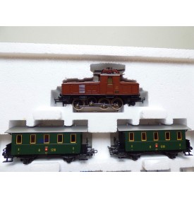 Märklin 28722,  coffret "Schweiz" Ee 3/3 + 4 wagons  SBB  BO