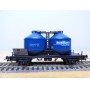 ELECTROTREN  1602, wagon silos pour pulvérulents  type Usc  Ausiliare  Spa  FS   Neuf  BO