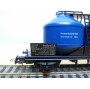 ELECTROTREN  1602, wagon silos pour pulvérulents  type Usc  Ausiliare  Spa  FS   Neuf  BO