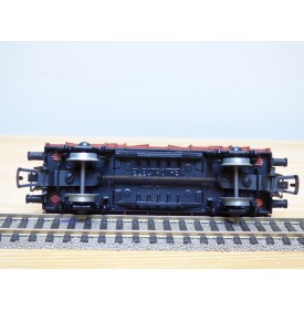 ELECTROTREN  1101, wagon tombereau   chargé de tubes  RENFE BO