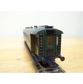 LILIPUT ancien 201 wagon plat chargé de 4 conteneurs ( cadres)  NS  BO