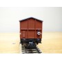 POCHER 315 / 3, rare wagon couvert type F  avec feu de fin de convoi  FS BO