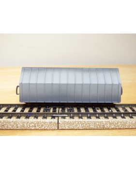 POCHER 315 / 3, rare wagon couvert type F  avec feu de fin de convoi  FS BO