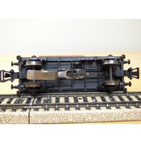 POCHER 315 / 3, rare wagon couvert type F  avec feu de fin de convoi  FS BO
