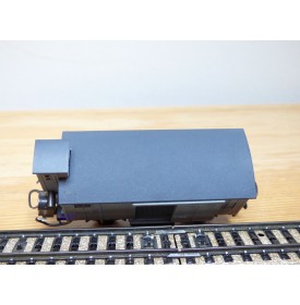ELECTROTREN 855, wagon ancien couvert à guérite  RENFE BO