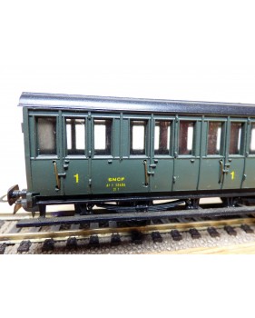 MMM-RG ???, voiture ancienne à 2 essieux de 3ème classe avec compartiment dames seules  type C6  ° 3014  EST 