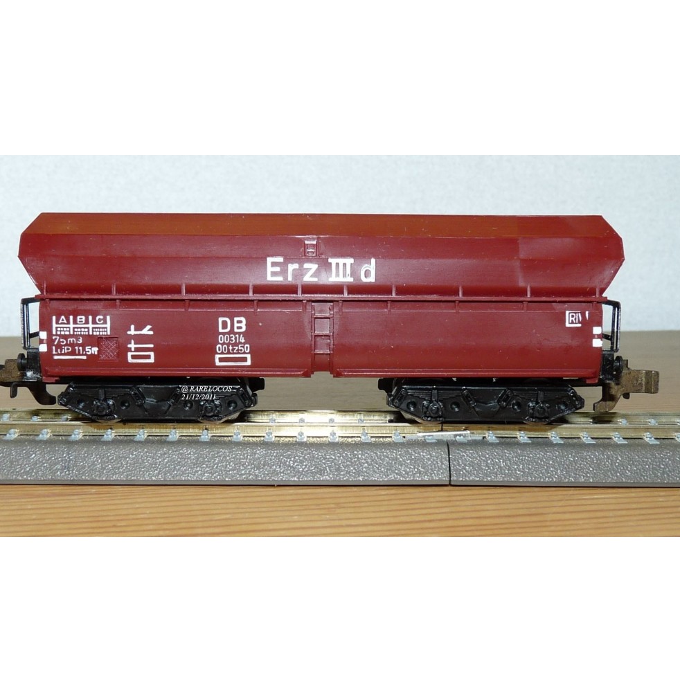 ROKAL  00314 wagon trémie ERZ  III d  DB BO