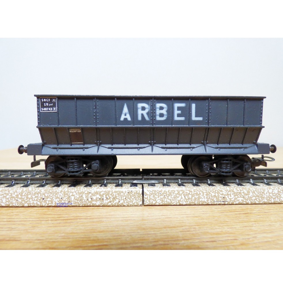 SMCF ???, wagon trémie  à bogies type SV ywf ARBEL   SNCF  BO