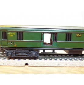 Märklin 354 B . 6, fourgon  grandes lignes  avec éclairage intérieur  DB  BO