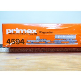 PRIMEX ( Märklin )  4594, coffret 2 wagons plats et camion semi remorque Primex  Neuf  BO 