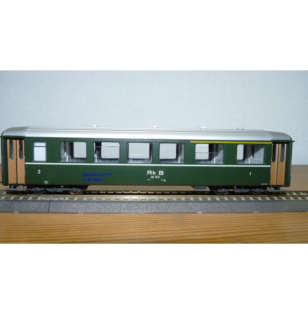 BEMO 3256105  voiture courte 1/ 2 Kl. AB 1545 Rhb BO
