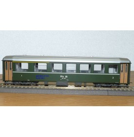 Voiture métallique à portes centrales AB 1157 Rhb BO
