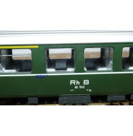 BEMO 3256105  voiture courte 1/ 2 Kl. AB 1545 Rhb BO
