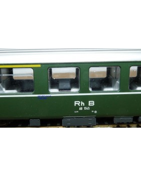 BEMO 3256105  voiture courte 1/ 2 Kl. AB 1545 Rhb BO