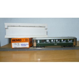 BEMO 3256105  voiture courte 1/ 2 Kl. AB 1545 Rhb BO